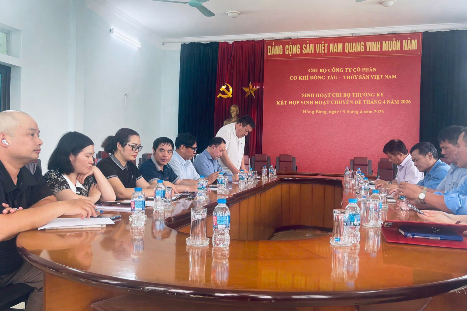 Fishico tổ chức sinh hoạt Chi bộ thường kỳ kết hợp sinh hoạt chuyên đề tháng 4 năm 2026